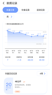 每日体重记录器app